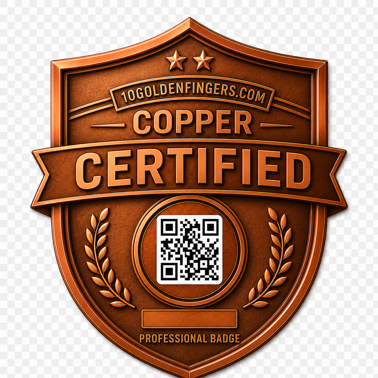 Copper Certified Badge