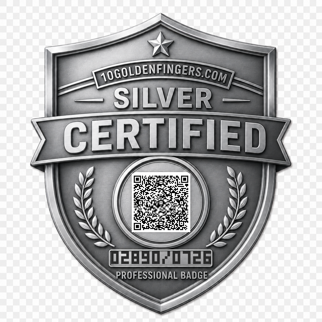Paint EZ Silver Certified badge